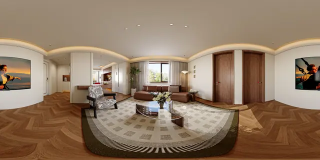 中古 · 现代 01 · 360° 全景展开图 · 全景资料